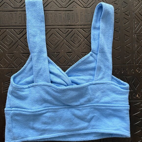 Madewell - Cutout Knot-Front Crop Tank Top - Size S - Picture 6 of 6